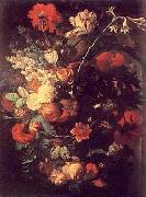 Jan van Huysum Vase of Flowers on a Socle Norge oil painting reproduction